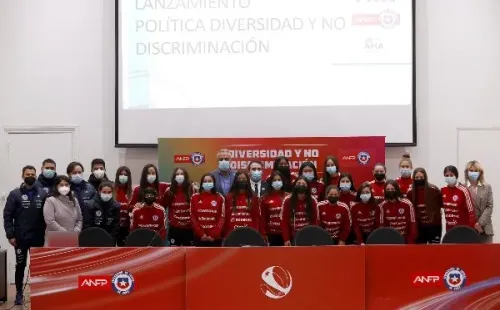 La selección chilena femenina sub-17 hizo acto de presencia. (Foto: Carlos Parra – Comunicaciones ANFP)