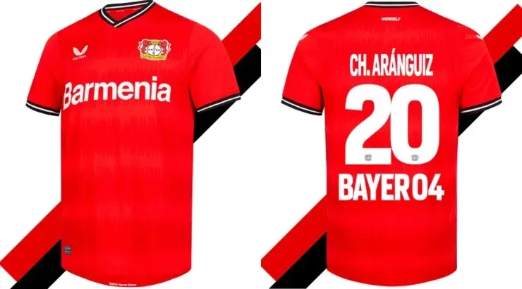Charles Aránguiz vestirá una nueva marca deportiva en el Bayer Leverkusen, de la firma británica Castore