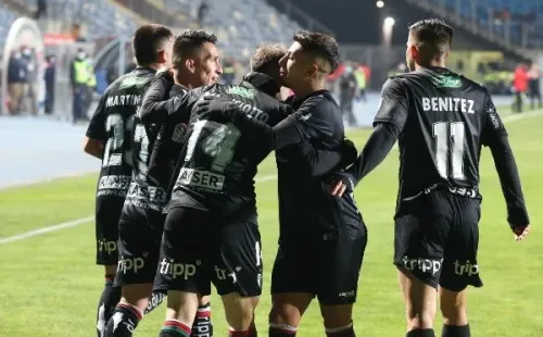 Palestino festeja en El Teniente.