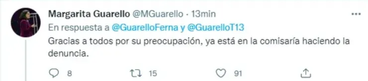 Margarita y Fernanda, hermanas del periodista Juan Cristóbal Guarello, actualizaron la situación que vivió el periodista