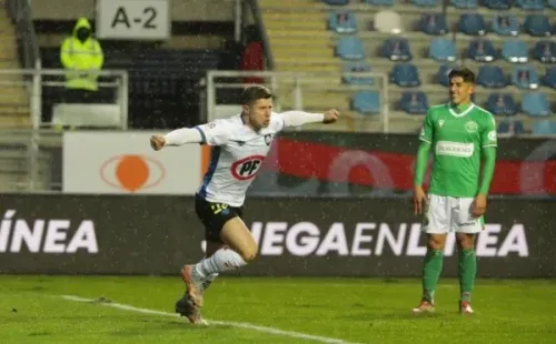 Cris Martínez en Audax Italiano vs Huachipato