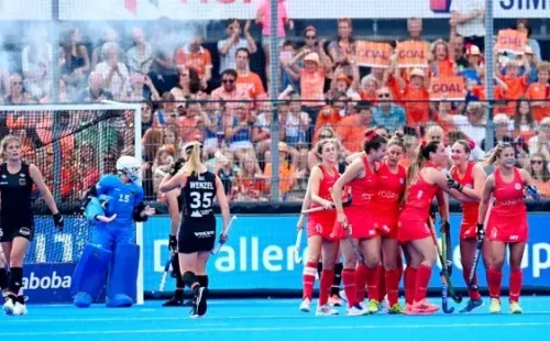 Las Diablas hacen historia participando en el Mundial de Hockey Femenino. | Foto: Federación Chilena de Hockey sobre Césped