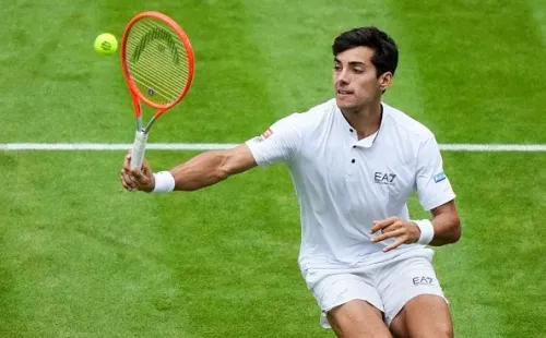 Garin y cuentas alegres tras sus cuartos de final en Wimbledon.
