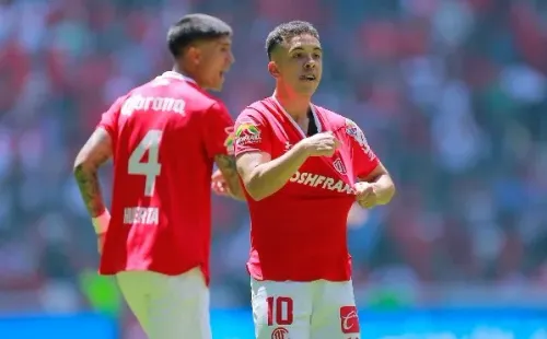 Leo Fernández y Valber Huerta marcaron en el triunfo del Toluca. Foto: JamMedia