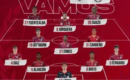 Formación de Deportes La Serena.