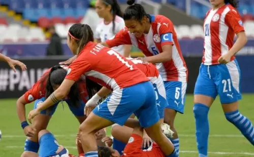 Paraguay celebra el triunfo contra Chile (Foto: Copa América)