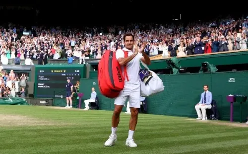 Federer se despidió entre aplausos en su último Wimbledon. |Foto: Getty