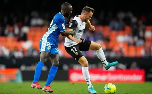Youssouf Sabaly en la final de la Copa del Rey ante el Valencia.