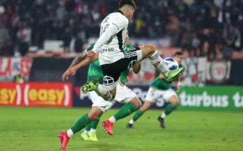 Alexander Oroz en el duelo de Colo Colo ante Deportes Temuco por la tercera ronda de la Copa Chile.