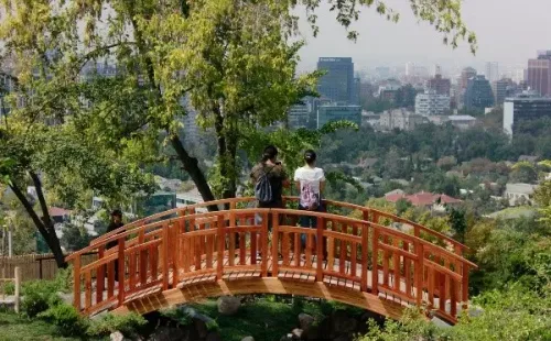 Jardín Japonés. Fuente Agencia Uno