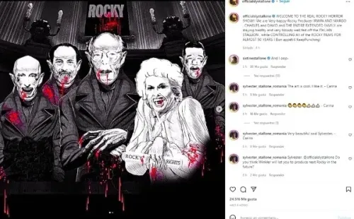 Sylvester Stallone da la pelea por Rocky y reclama contra productor.(Foto: Instagram)