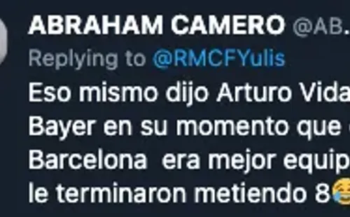 Comentarios comparando a Raphinha con Arturo Vidal.
