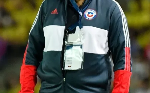 José Letelier en el partido que Colombia le ganó 4-0 a Chile.