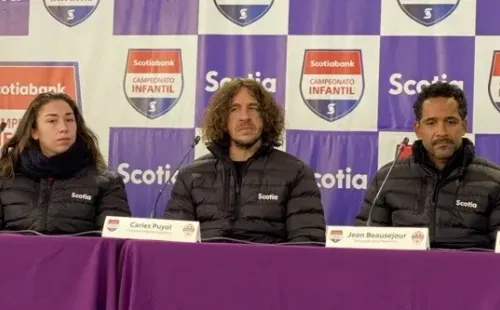 Carles Puyol estuvo en Chile apoyando el relanzamiento de Scotiabank Fútbol Club.