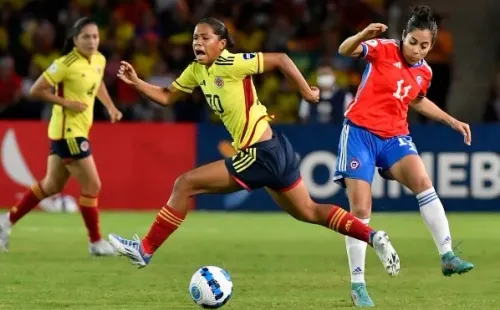 Chile jugó su peor partido en años y cayó goleado por Colombia en la Copa América Femenina. Foto: Getty Images