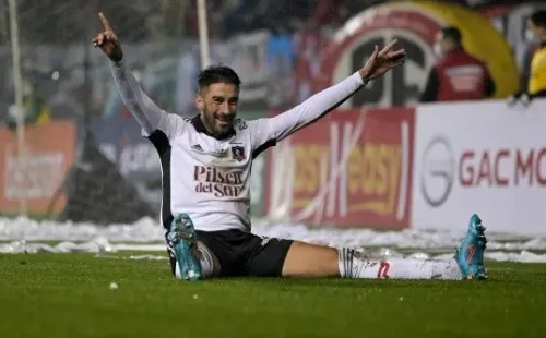 23 DE JUNIO DE 2022 / TEMUCOGol de Martín Lucero, durante el partido válido por la tercera fase ida de la Copa Chile Easy entre Colo Colo y Deportes Temuco disputado en el Estadio Germán BeckerFOTO: MARCOS MALDONADO / AGENCIAUNO