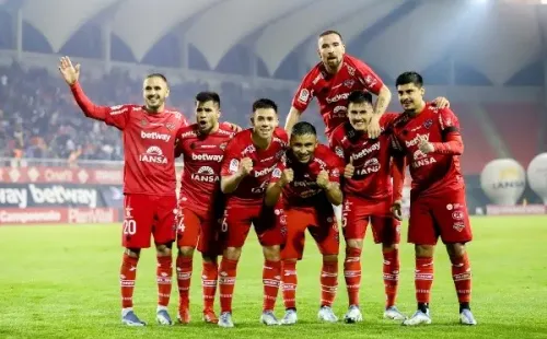 La celebración de Ñublense.