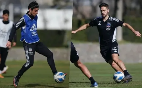 Rojas y Bouzat ya se acomodan al grupo en Colo Colo. | Foto: Colo Colo