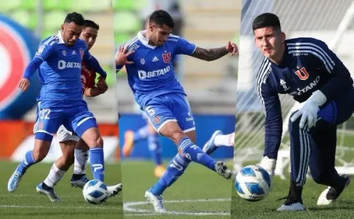 Nery Domínguez, Emmanuel Ojeda y Martín Tapia son los tres refuerzos de la U en este mercado de fichajes. | Foto: Universidad de Chile
