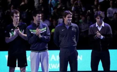 Andy Murray, Novak Djokovic, Roger Federer y Rafael Nadal, el “Big Four”, serán equipo en la Laver Cup. | Foto: Getty