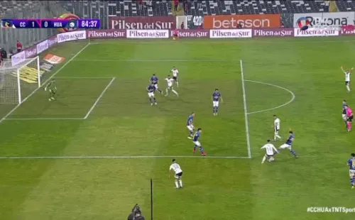 Gol Cristian Zavala ante Huachipato