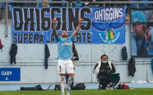 Matías Donoso marcó el único gol en el triunfo de O’Higgins ante Universidad de Chile.