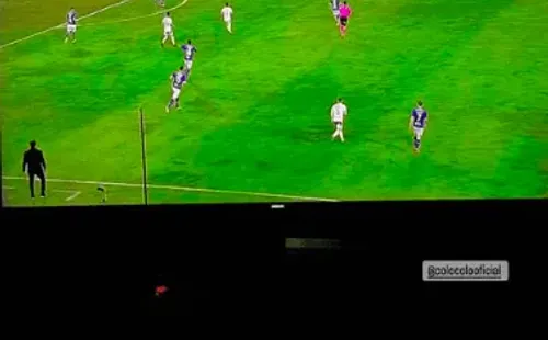 La imagen de Nico Blandi viendo a Colo Colo.