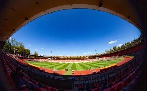El estadio Fiscal de Talca albergará el Superclásico 192 del fútbol chileno. Foto: Agencia Uno.