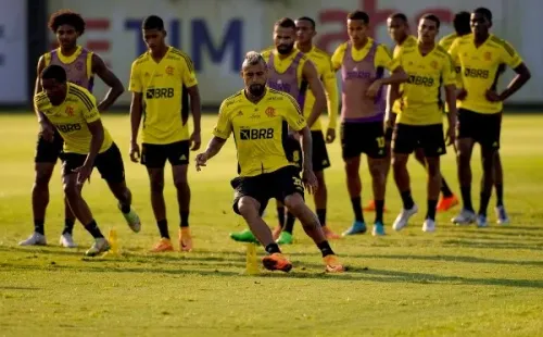 El King sigue trabajando por un puesto de titular. Foto: Flamengo.