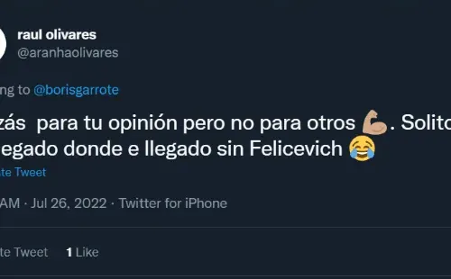 Fernando Felicevich también fue tema para Raúl Olivares.