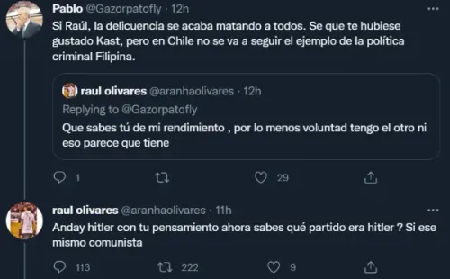 Raúl Olivares escribió esto sobre Adolf Hitler.