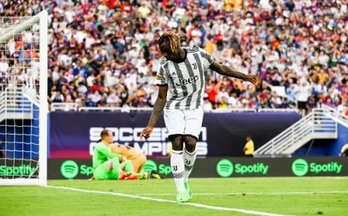 @JuventusFC / Moise Keane marcó un doblete frente al Barca