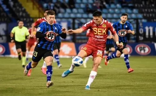 Unión Española volvió al triunfo goleando a Huachipato en el CAP. Foto: Agencia Uno