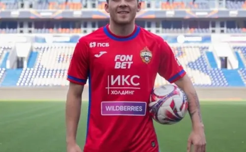 Víctor Felipe Méndez llega al fútbol ruso en una temporada particular. Foto: Comunicaciones CSKA Moscú.
