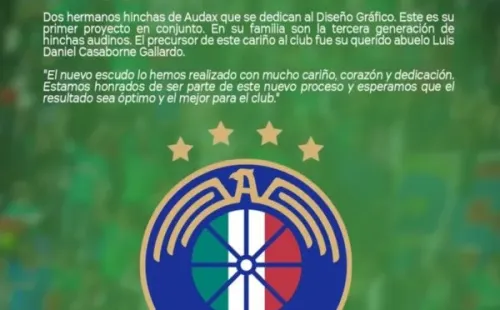 Segundapropuesta de escudo para Audax Italiano.