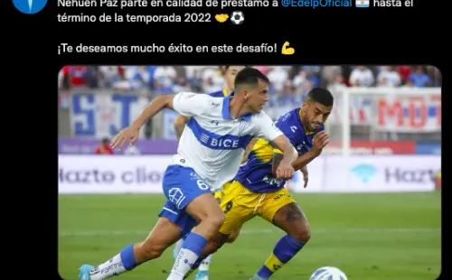 Nehuén Paz deja la UC para reforzar a Estudiantes de La Plata.