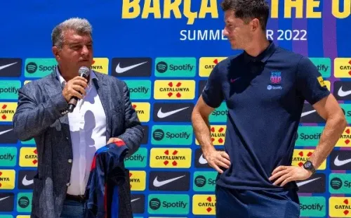 Joan Laporta es optimista con un posible regreso de Messi. (Foto: Getty Images)