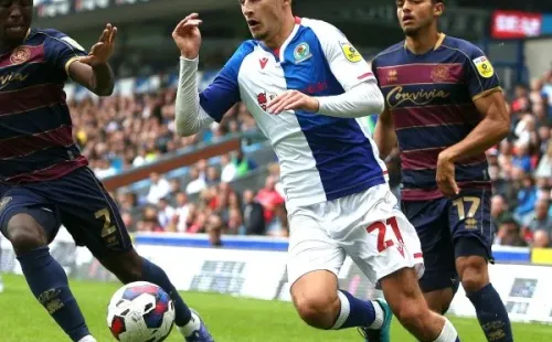 Blackburn Rovers consiguió un ajustado triunfo ante el QPR, con un activo Ben Brereton Díaz. Foto: Comunicaciones B. Rovers