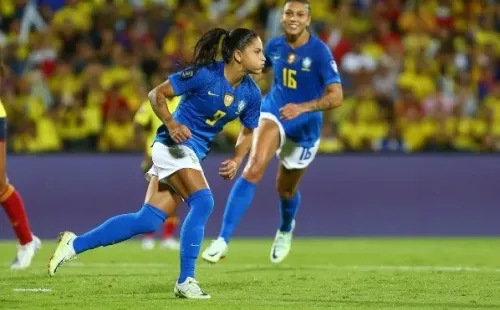 Gol de Brasil ante Colombia en la Copa América