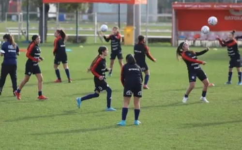 Los entrenamientos de la selección chilena. Foto: Instagram.