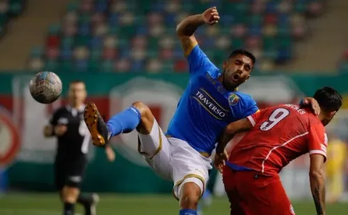 Audax jugó ante La Calera por última vez en La Florida en enero del 2021 (Agencia Uno)