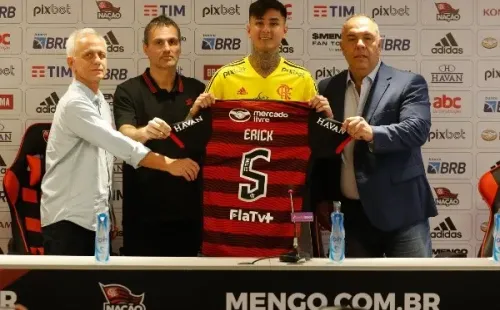 Erick Pulgar llevará el 5 del Flamengo. Foto: Comunicaciones Flamengo.