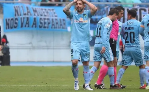 Los lamentos del delantero en Rancagua.