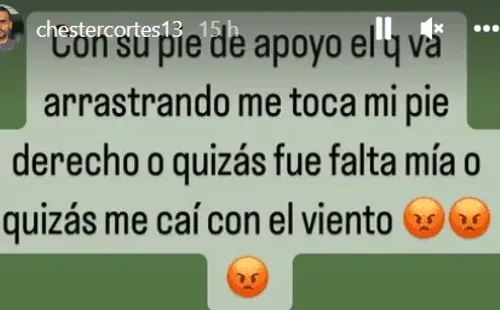 César Cortés en su Instagram