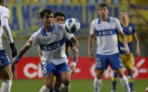 Saavedra no marcó correctamente en el gol de Everton (Agencia Uno)