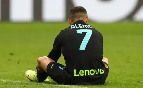 Alexis Sánchez parece tener poco tiempo más en la Serie A. Foto: Getty Images.