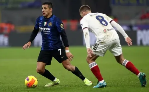 Alexis jugó 109 encuentros en el Inter (Getty)