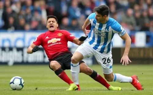 En Manchester United, Alexis mostró una de sus peores versiones. Entre las temporadas 2017-18 y 2018-19, el tocopillano jugó 45 partidos, anotó 5 goles y dio 9 asistencias. | Foto: Getty