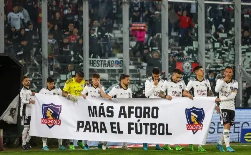 En Colo Colo se sienten perjudicados con el aforo limitado.