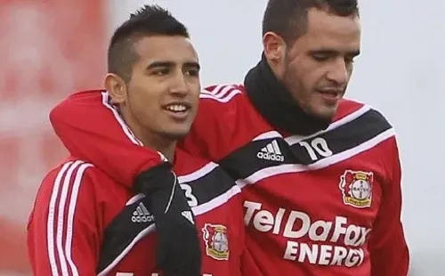 Vidal y Renato son amigos desde el paso de ambos en el Leverkusen (Archivo)